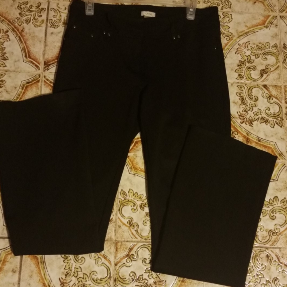 Cache Black Bootcut Pants Size 6 - image 1